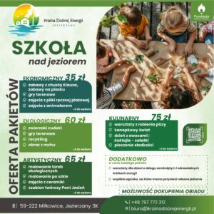 Szkoła nad jeziorem.